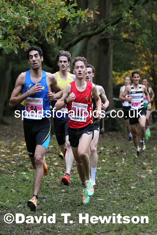 Senior mens 2021 National Cross Country Relays, Berry Hill Park, Mansfield. Photo: David T. Hewitson/Sports for All Pics